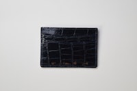 crocodile skin card holder